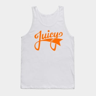 Juicy Basic Orange Tank Top